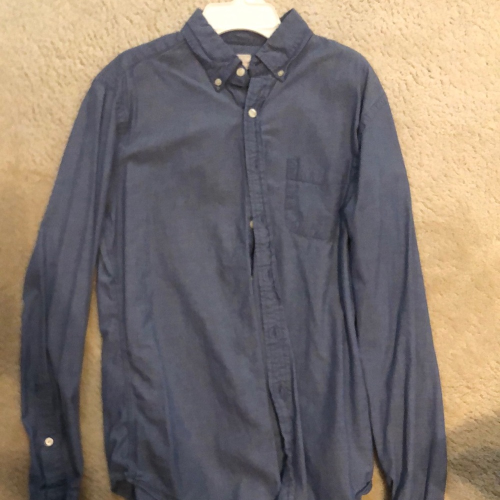 J-Crew Men’s Sunwashed Oxford Button Down